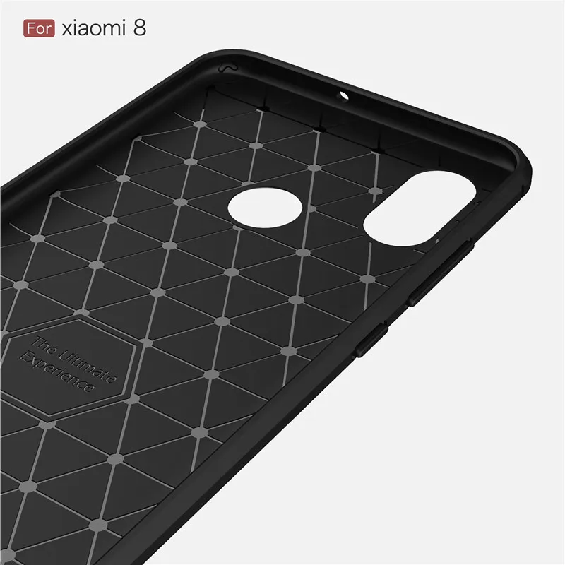 Чехол для Xiaomi Mi 8 мягкие ТПУ чехлы прочный бампер чехол телефона Mi8 6 21 дюйма |
