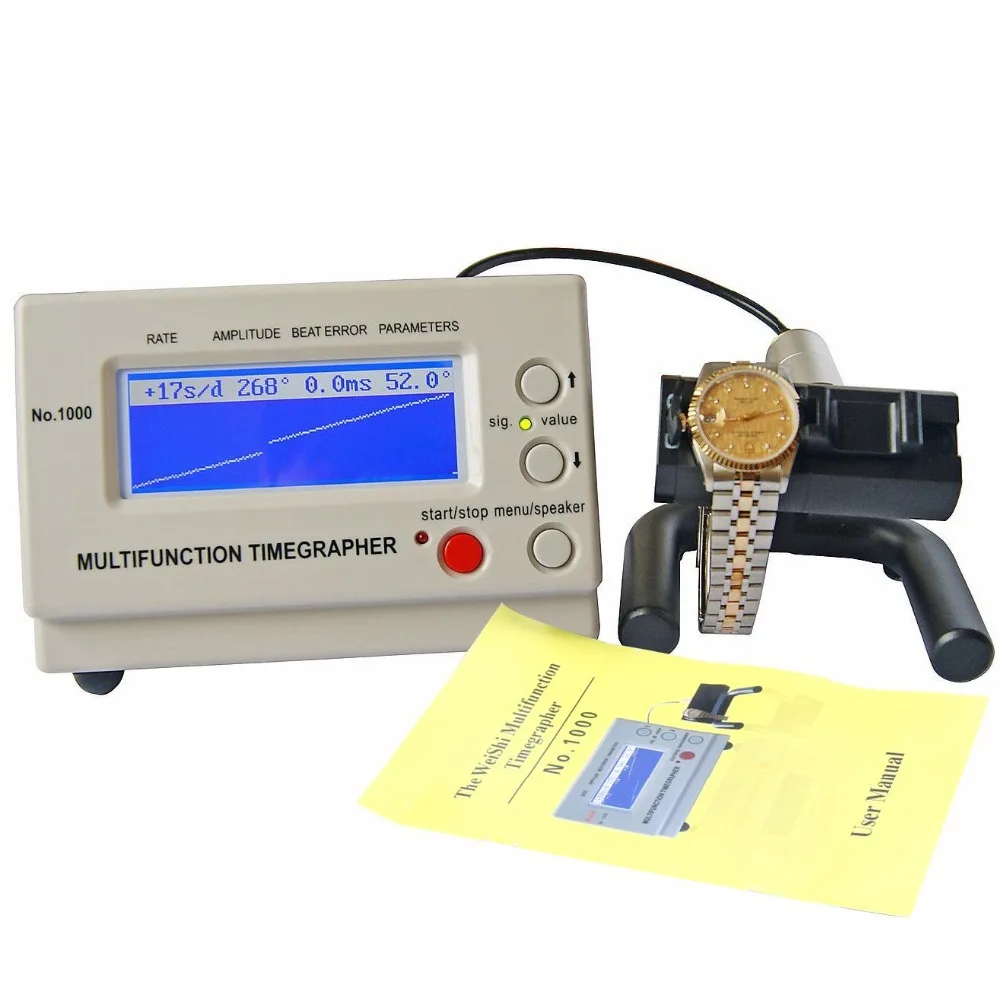 Timegrapher многофункциональные часы машина синхронизации Beat ошибка амплитуда Скорость CE