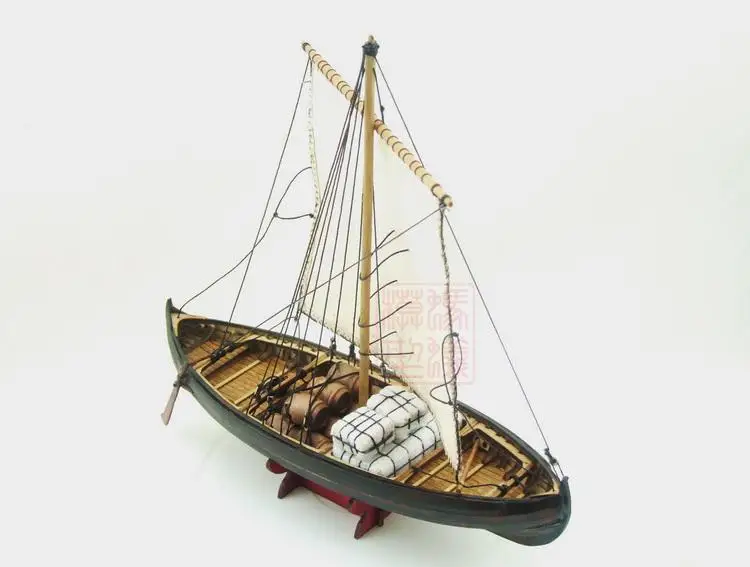 Dowin масштаб 1/72 Викинг кнарр Сборная модель наборы Деревянный Парусный корабль модель строительные наборы обучающая игрушка DIY подарок детям