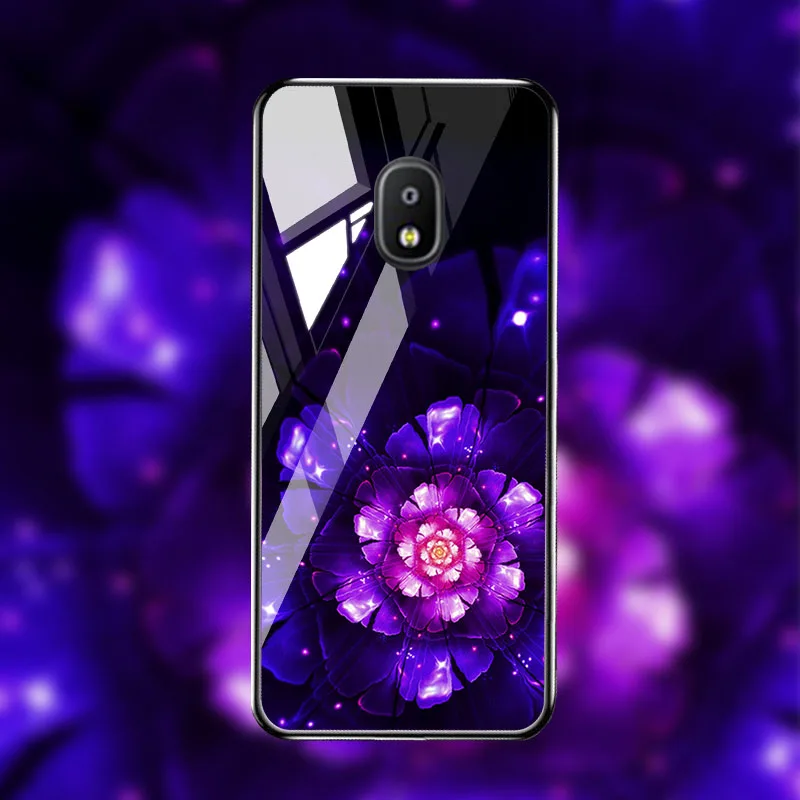M030 Ojeleye для samsung Galaxy J7 чехол закаленное Стекло Крышка для samsung J7 PRO A6 A5 A7 A8 J7 плюс J2 Core J4 J6 J8 чехлы на сиденья - Цвет: M030