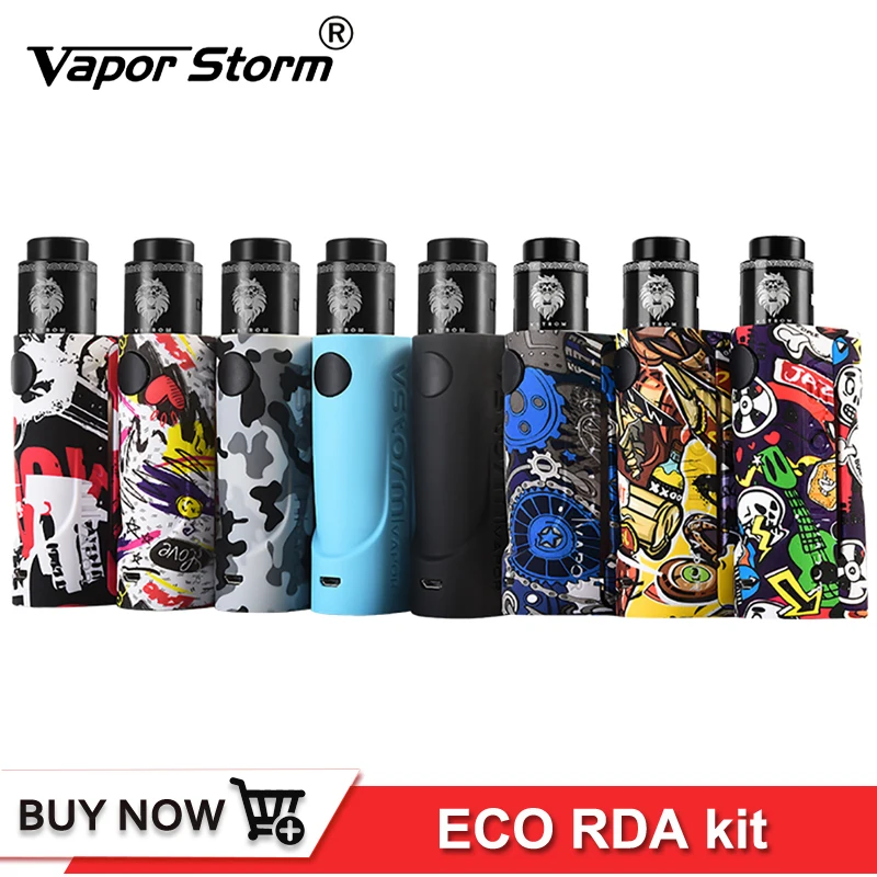 Электронная сигарета Vapor Storm kit ECO Bypass Mod Max 90 Вт 510 Lion RDA 24 мм DIY 3 этапа управления