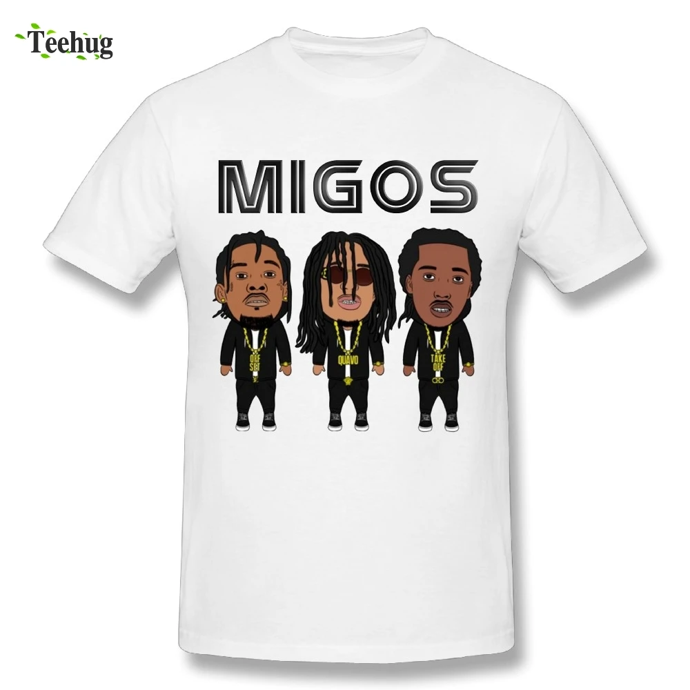 

Migos t shirt Man Hip Hop Migos T Shirt Round Neck Design Soft Cotton Quality Print T Shirt
