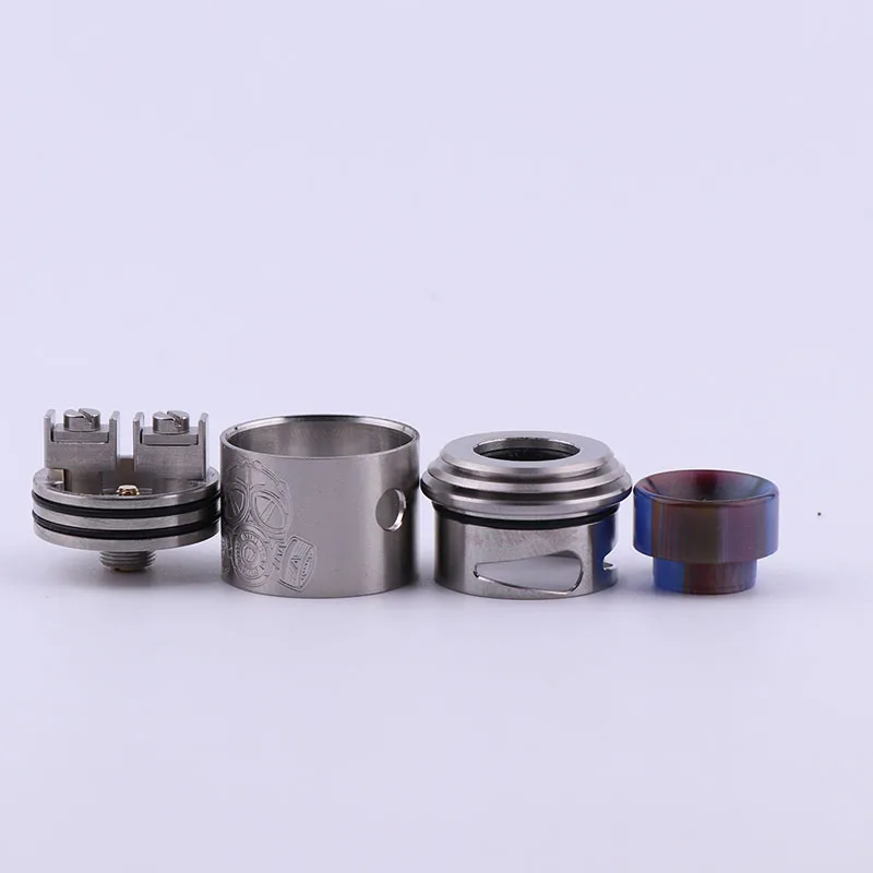 XFKM Apocalypse Mechlyfe RDA Atomizer With Wide Bore Drip Tip 24mm rebuildable Vaporizer Tank Fit 510 E Cigarette box mod | Электроника