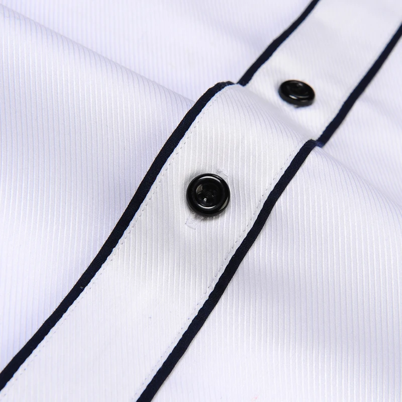 CAIZIYJIA 2018 New Summer Solid Mens Dress Shirt Fashion Short Sleeve Wedding High Quality Double Layer Casual | Мужская одежда