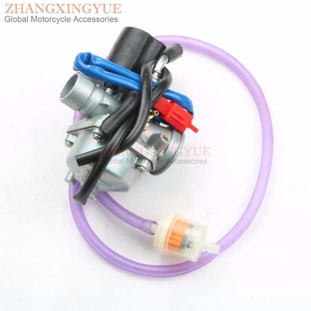 Карбюратор 19 мм для мопеда MBK Evolis 50 4FW 93 80 99 Fizz 4RC Flpper Forte 3UG Mach G AC LC 2T|moped carb|carburetor moped19mm