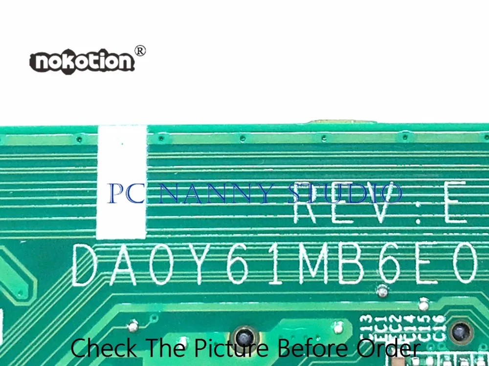 Материнская плата PCNANNY для hp pavilion X360 13 A материнская ноутбука 774606 501 DA0Y61MB6E0