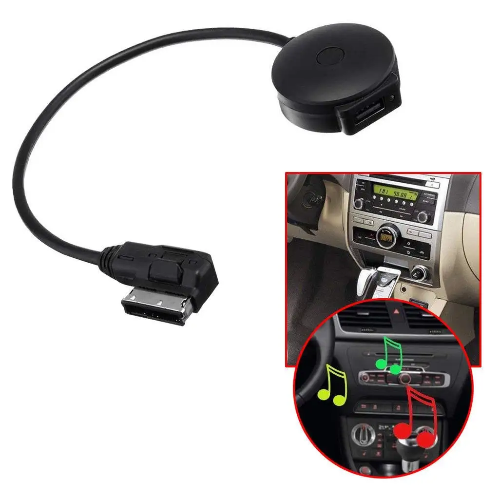 Автомобильный беспроводной Bluetooth Aux адаптер AMI MMI MDI usb кабель для Audi A1 A2 Q6 Q7 Q8 conection