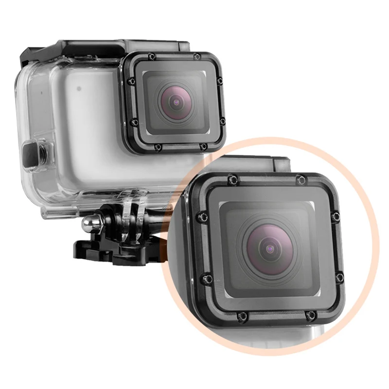 45 м подводный водонепроницаемый чехол для GoPro Hero 7 Черный Защитный корпус