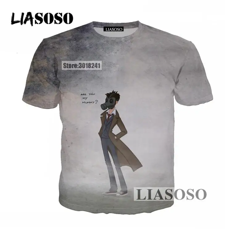 LIASOSO хипстер бренд пуловер Футболка Мужская/Женская Повседневная футболка 3D