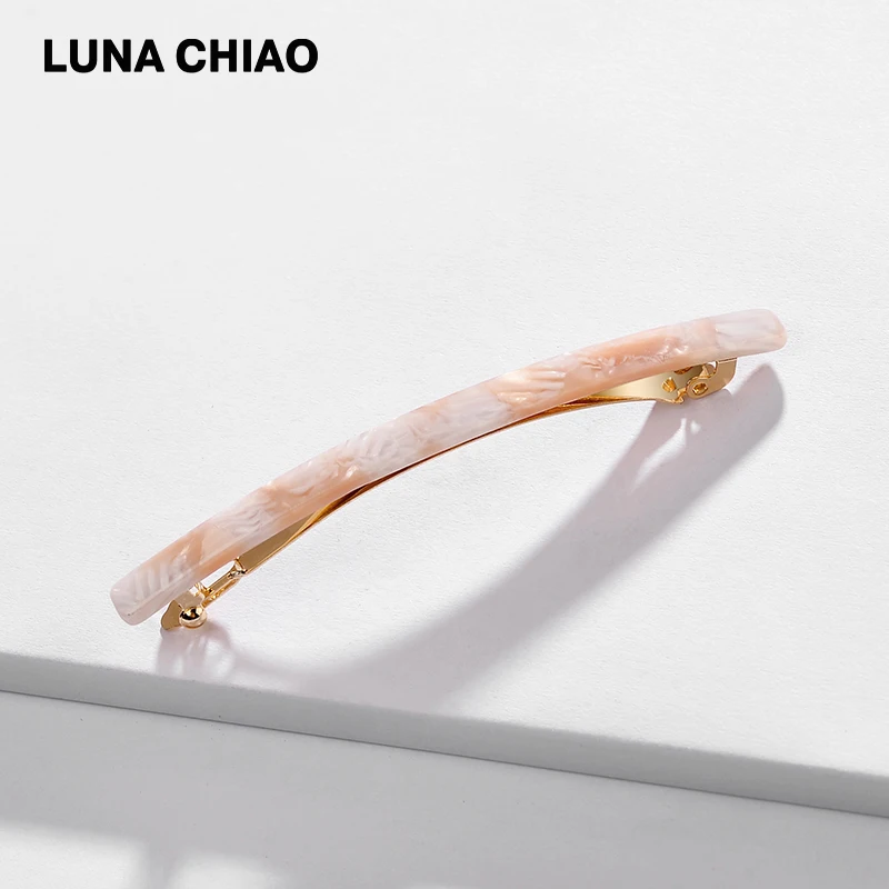 LUNA CHIAO, женские Украшения для волос, аксессуары для волос, черепаха, акриловые заколки, заколки для волос