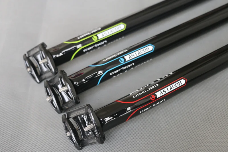 

ASIACOM UD Glossy Full Carbon Fiber Bicycle Seatpost MTB Bike Seat Post Carbon Road Bike Seat Tube 27.2/30.8/31.6*400mm