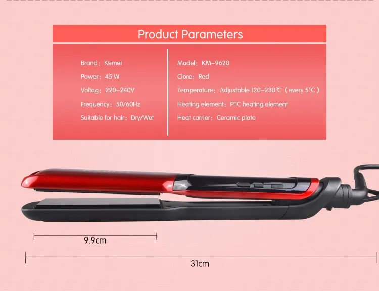 Щипцы для выпрямления волос с ЖК дисплеем 120 230 градусов|straightening irons|hair straightenerceramic