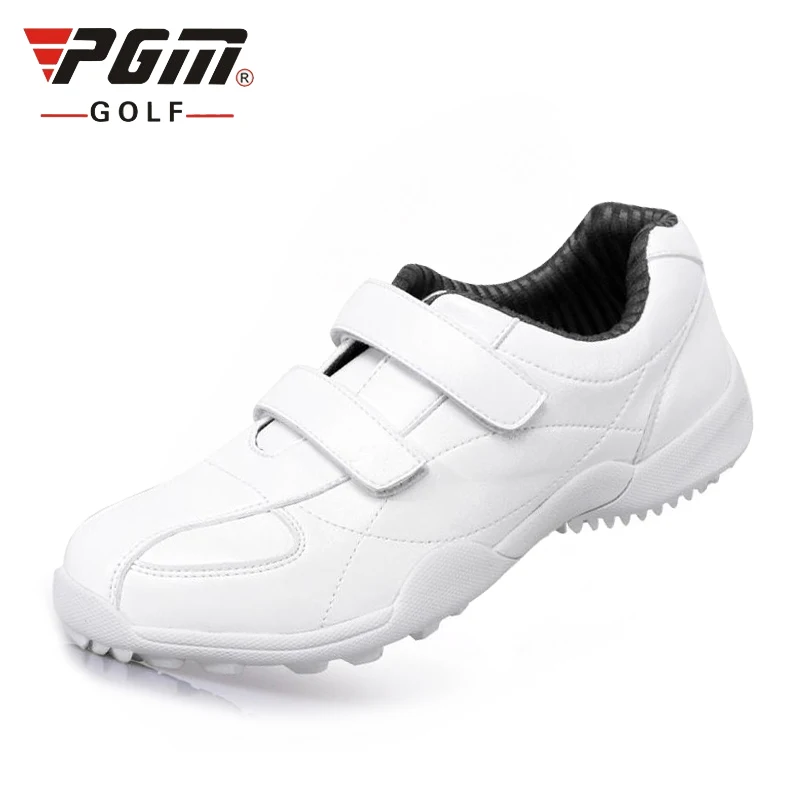 Pgm Women Golf Sports Shoes Light Breathable Waterproof Without Spikes Sneakers Non-Slip Woman Microfiber Leather Shoes AA10098