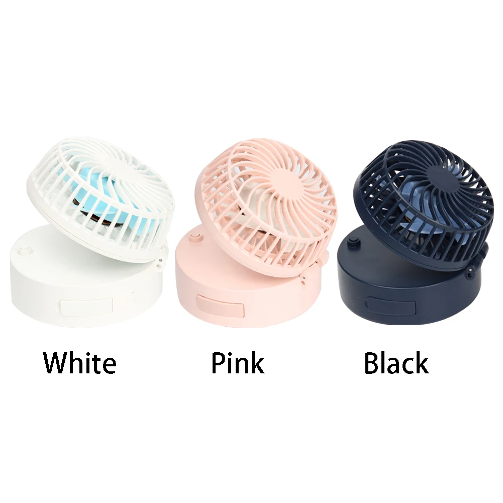 Подарок легкий летний Природный путешествия USB вентилятор макияж зеркало офис