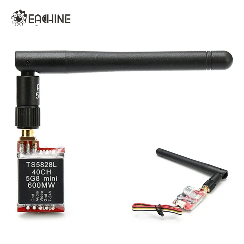 Бесплатная доставка миниатюрный FPV передатчик Eachine TS5828L Micro 5 8G 600mW 40CH с цифровым