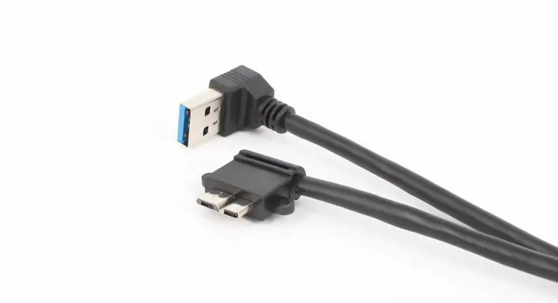 USB 3.0 UP 90 Angled Type A Male to Micro Left B Data Adapter Cable | Электроника
