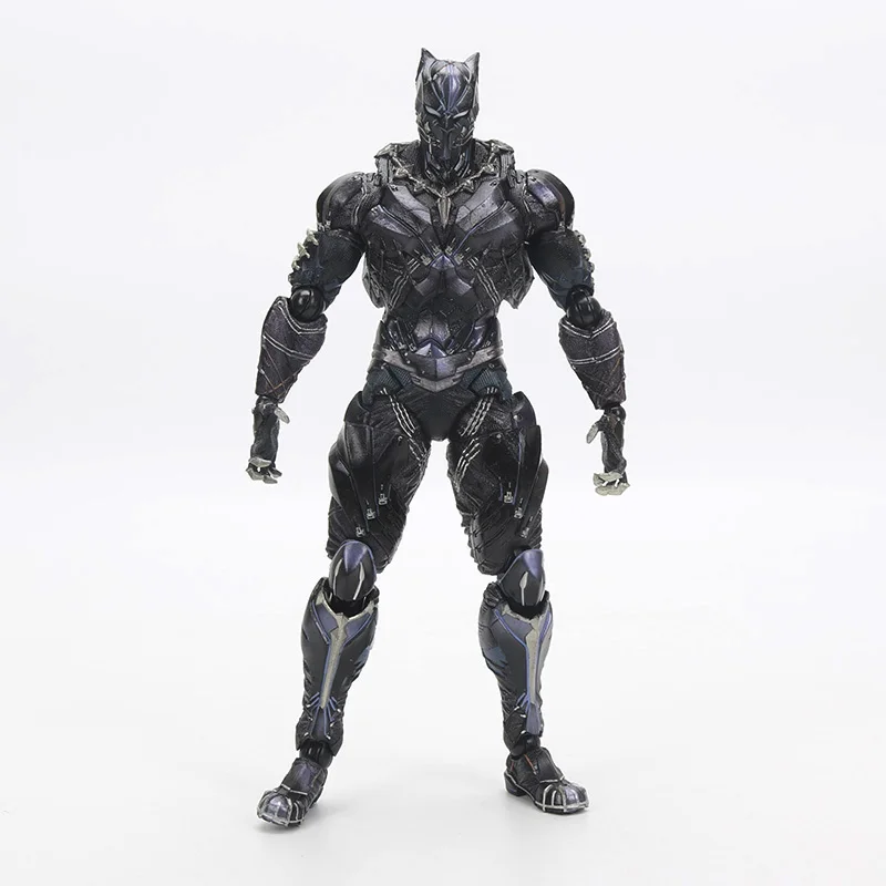 27 см Черная пантера фигурка Marvel Universe Variant Playarts ПВХ Фигурки Коллекционная модель игрушки Marvel игрушки Мстители