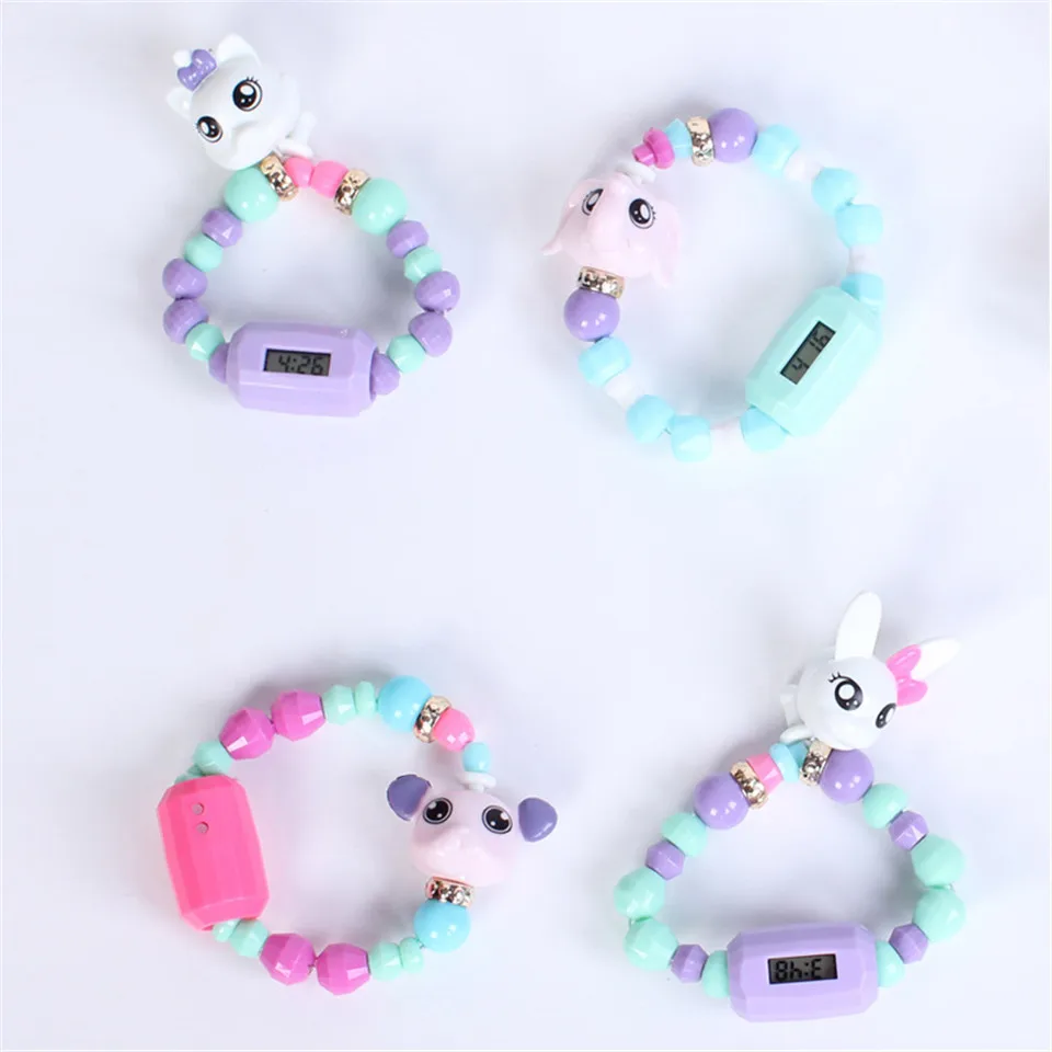 Дети DIY браслет из бисера мультфильм животных магия детские развивающие игрушки