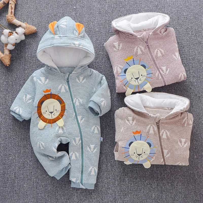 Cartoon one-piece cotton suit for bab |