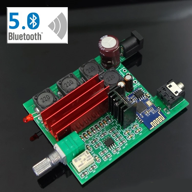 Плата усилителя KYYSLB 12 ~ 25 В постоянного тока 50 Вт * 2 TPA3116 5 0 плата Bluetooth Домашнее