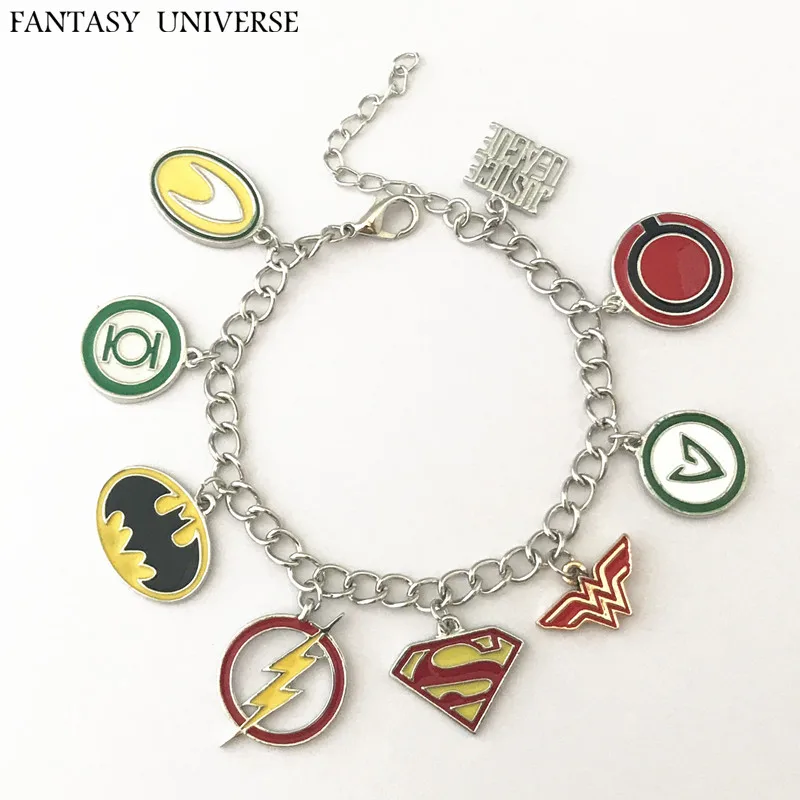 FANTASY UNIVERSE Бесплатная доставка 20 шт много супергероя браслет WW01|charm bracelet|a braceletbracelet