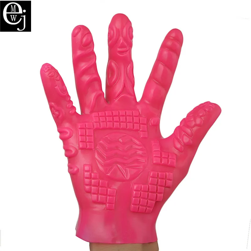EJMW интимные игрушки для женщин ПВХ перчатка Сексуальная мастурбация БДСМ секс