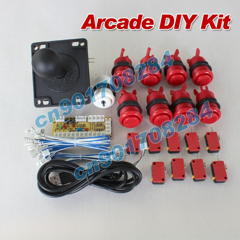 Новый аркадных комплект нулевой задержкой USB энкодера пк джойстик + 1 x