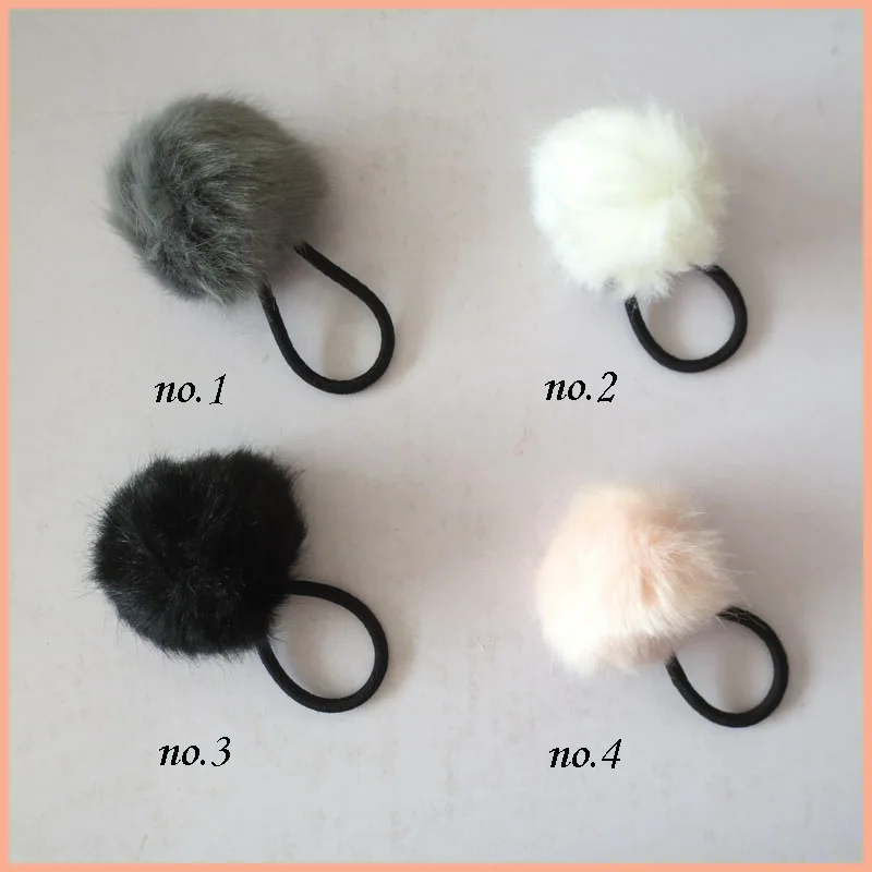 50 благословение модные эластичные детские шарики из кроличьего меха для женщин и