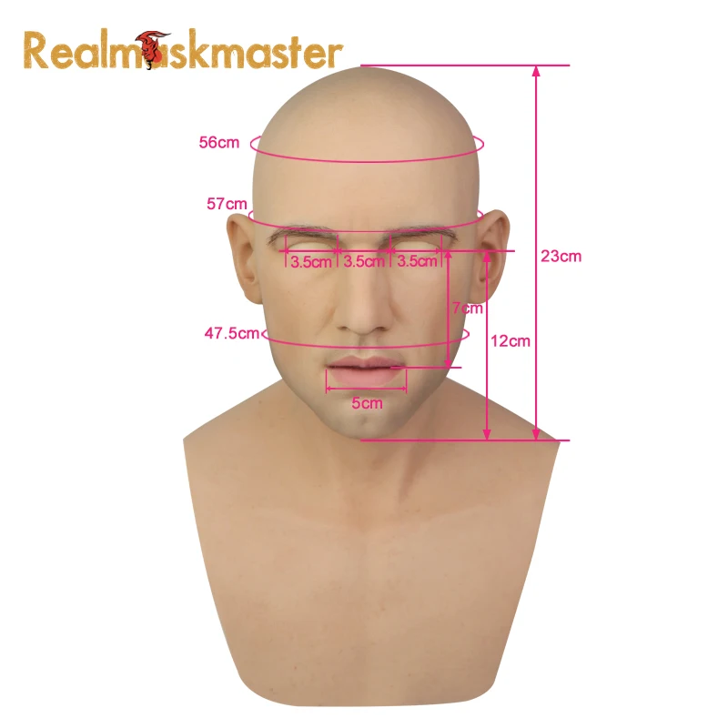 Realmaskmaster, латексная Реалистичная маскарадная силиконовая маска для взрослых, для мужчин, для всего лица, вечерние Вечерние Маски, фетиш, настоящая кожа