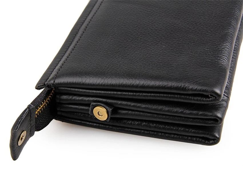 WERICHEST 2017 мужские кошельки из натуральной кожи новый мужской кошелек на молнии