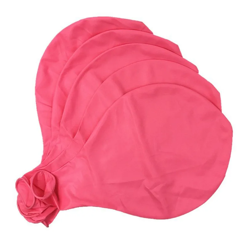 Pink balloon 36 дюймов круглый латексный гигантский воздушный шар "Конфетти" тюль большие плотные воздушные шары воздушный день рождения год Рождественские Свадебные украшения - Цвет: Pink balloon