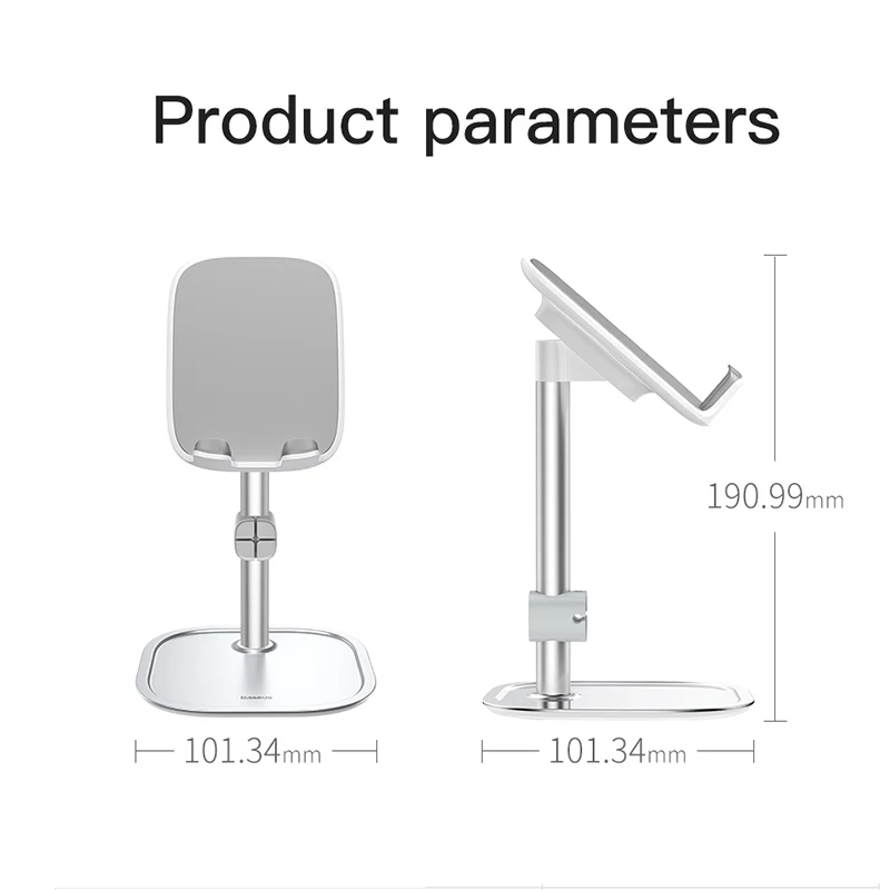 Baseus обновленный регулируемый держатель для телефона не скользит стабильный стол