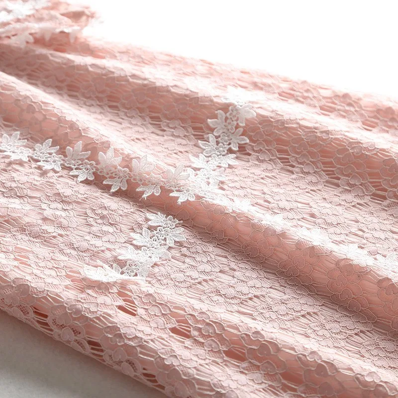 

Summer New Sweet Panelled Lace Ruffles Womens Dresses Short Sleeve O-Neck Pullover Slim Female Short Dresses Fashion Streetwear