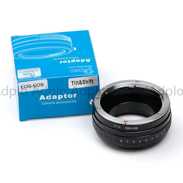 Адаптер для макрообъектива Pixco с наклоном подходит Canon EF Крепление объектива к