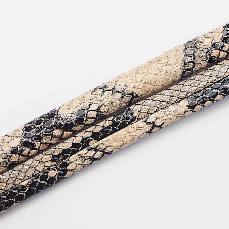 Лакричная кожа змеиной кожи 1 м 10*6 мм для ожерелья браслета шнура изготовления