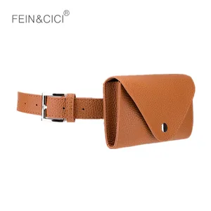 Поясная Сумка женская, кожаная, красная, черная, коричневая, 2019