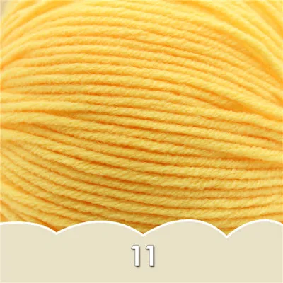 4ply мягкая молочная хлопковая Акриловая Пряжа Детские вязаные для ручного вязания детская пряжа для вязания одеяло вязание крючком кожа-дружественная пряжа DIY - Цвет: 11