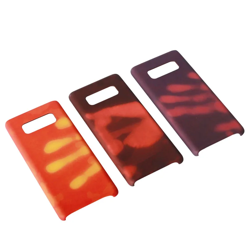 Cool Special Thermal Sensor Phone Case For Samsung Galaxy Note 10 Plus Note8 S10 S9 S8Plus Casual Change Color Cover | Мобильные