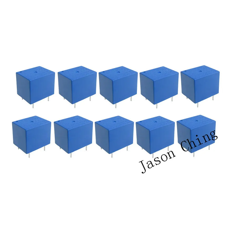 

100 x JQC-3F(T73) DC 24V Coil 10A/125V AC 10A/28V DC 5 Pins SPST Power Relay