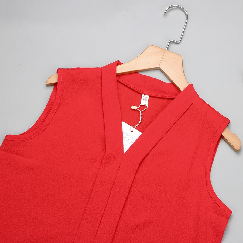 Женская футболка без рукавов с V-образным вырезом и глубоким лето 2016 | одежда