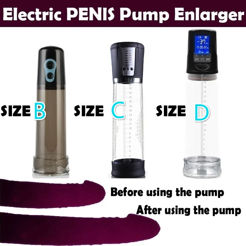 

Electric Penis Vacuum Pump Penis Enlargement Extend Pump Penis Enlarge Air Pressure Device for Stronger Bigger Erections sex TOY