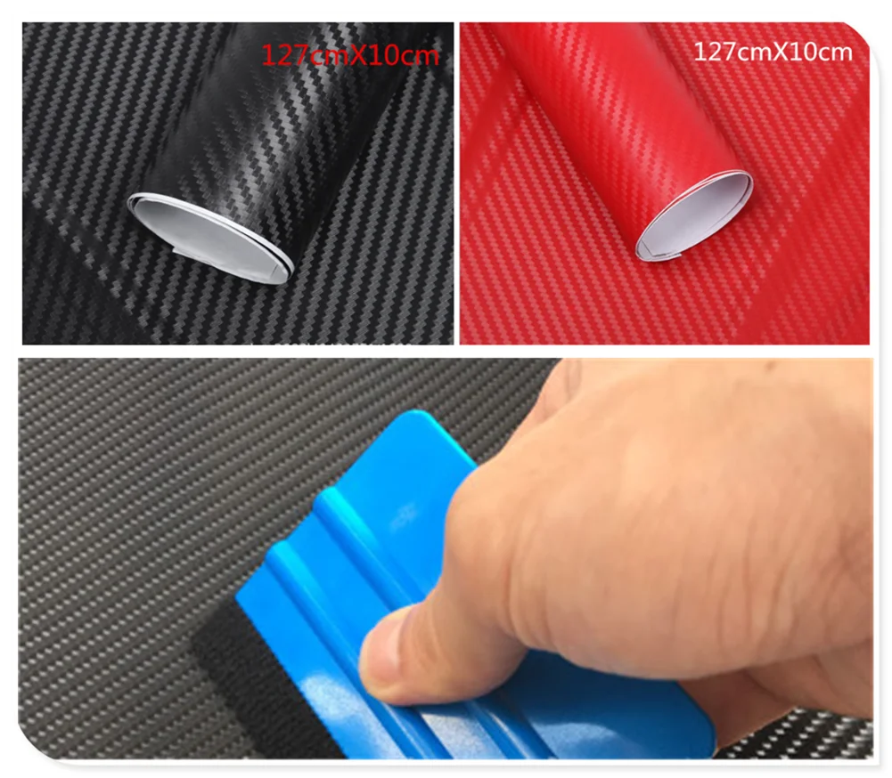 Автомобильные наклейки из углеродного волокна 3D стерео мотоцикл цветная пленка