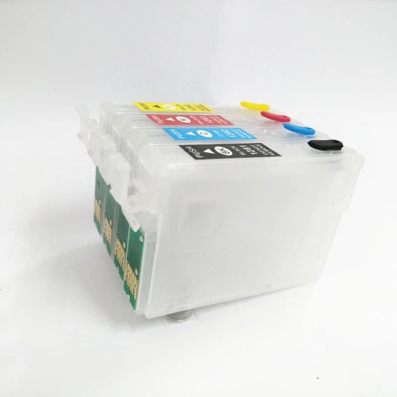 Многоразовый чернильный картридж vilaxh T1281 для принтера Epson T1284 Stylus SX230 S22 SX125 SX130 SX235W