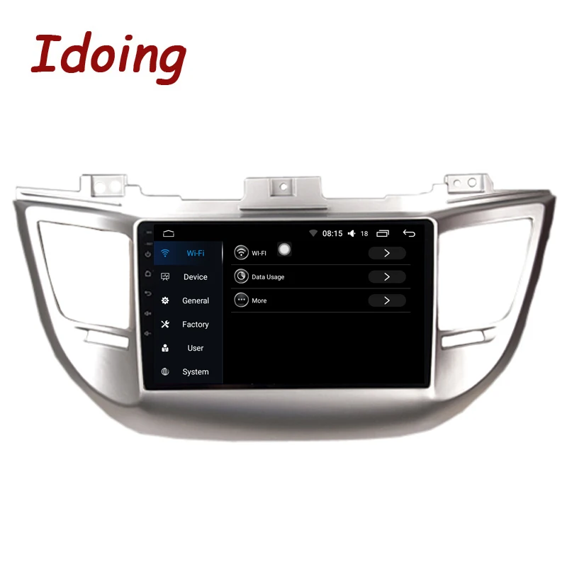 Idoing 9 &quot1Din Автомобильный Android 8 0 Радио мультимедийный плеер для hyundai IX35 Tucson 2015 4G + 64G