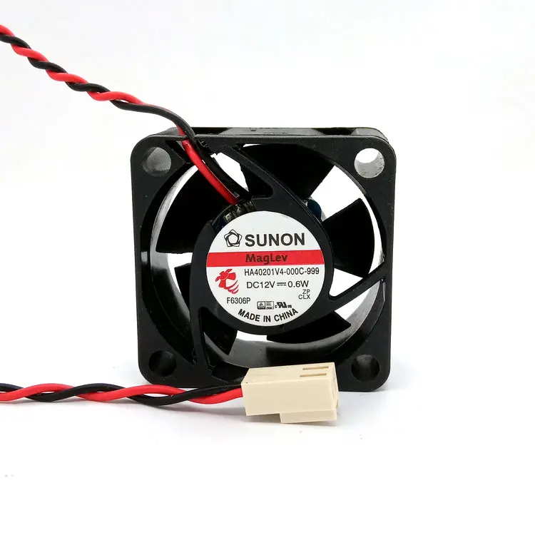 

New Original HA40201V4-000C-999 DC12V 0.6W 0.05A 40x40x20MM 2Lines Mute Cooling fan FONSONING