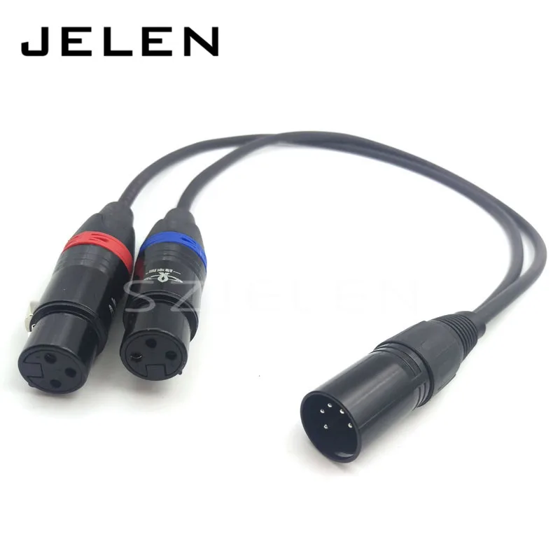 Кабель-XLR 5-контактный разъем для XLR 3-контактный камера Арри двухканальный кабель