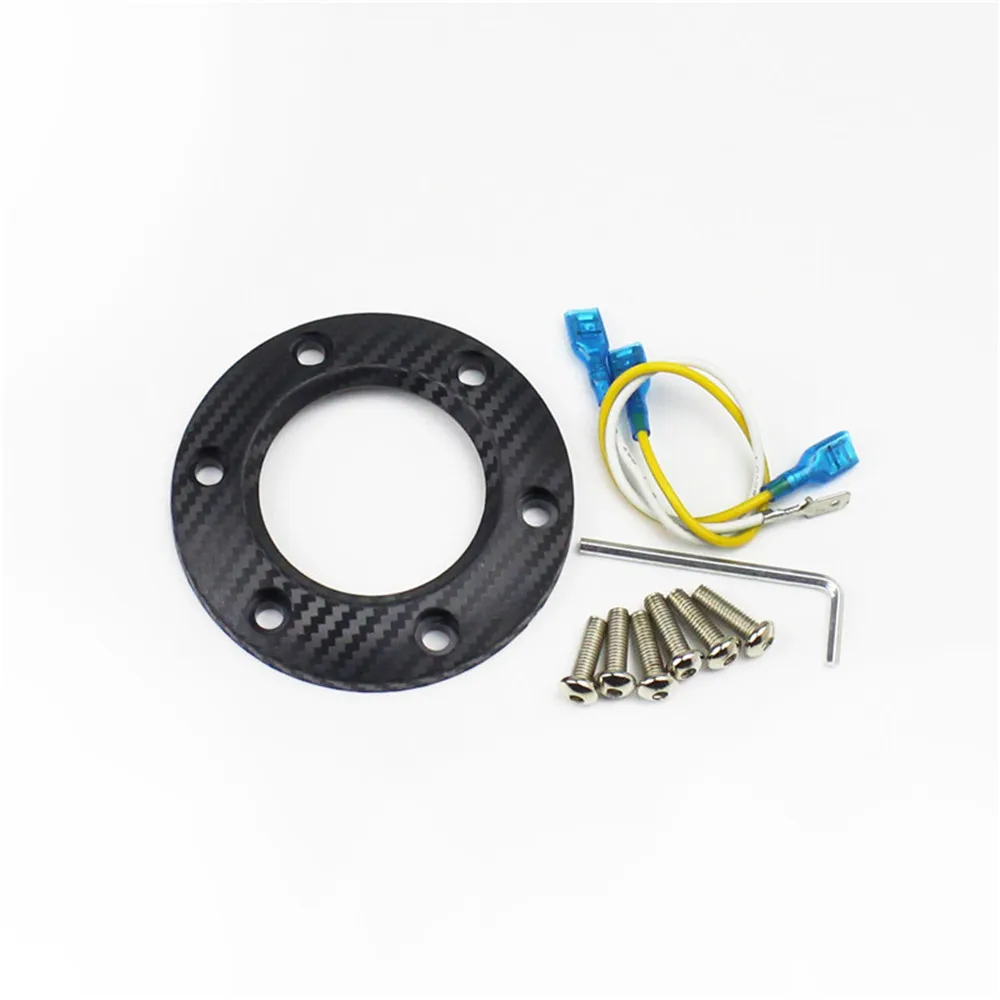 Бесплатная Доставка Ralliart Гоночный Автомобиль Руль Рог Кнопку + Крышка Авто