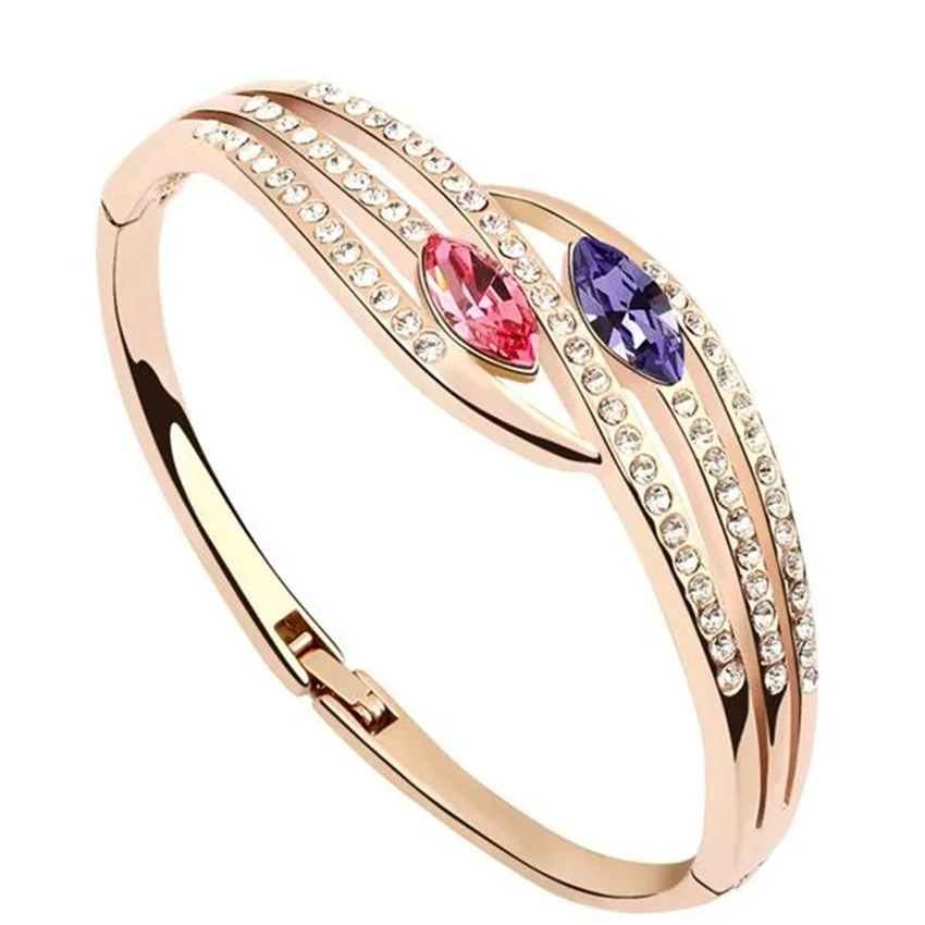 SHDEDE Модный Ювелирный Кристалл от Swarovski Женский модный очаровательный браслет подарок на день Святого Валентина-6433