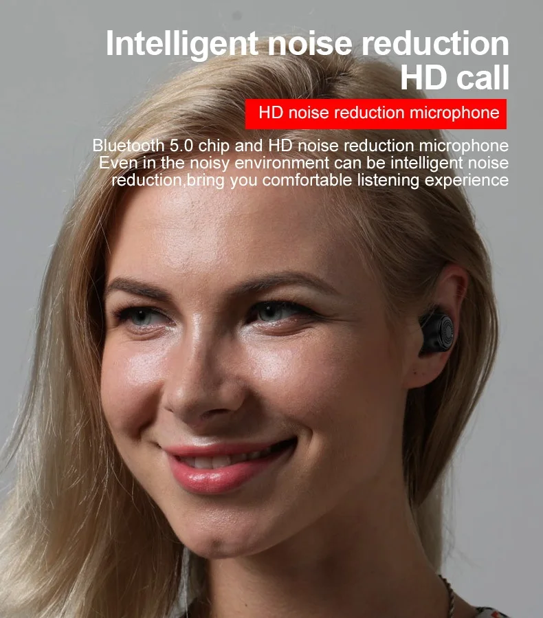 Ovevo Q63 Hifi TWS беспроводные наушники Bluetooth 5,0 IPX5 водонепроницаемые наушники 3D стерео гарнитуры двойной микрофон зарядный чехол