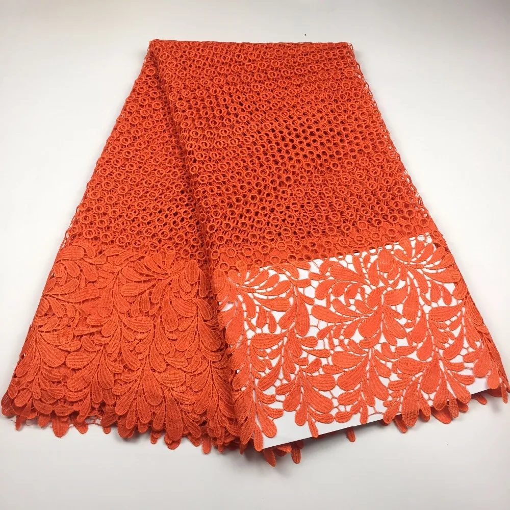 Новейший дизайн Королевский синий цветной гипюр кружевной ткани 5 ярдов/лот